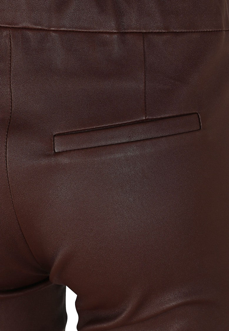 Arma Ankle-Length Stretch Plongé Leather Trousers