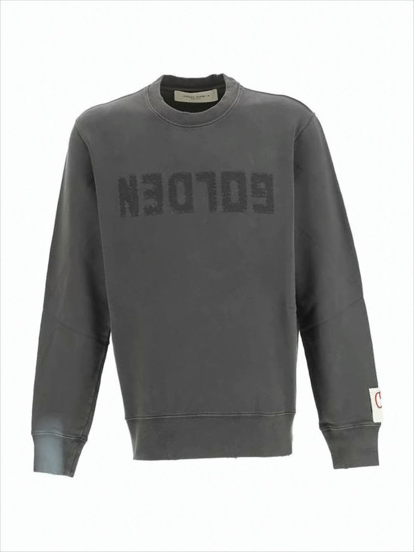 Golden Goose Faded Dark Grey Long-Sleeve Sweatshirt
