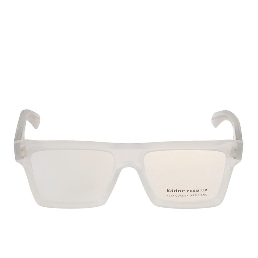 Kador Premium 7 Translucent Frosted Rectangular Sunglasses With Minimalist Design
