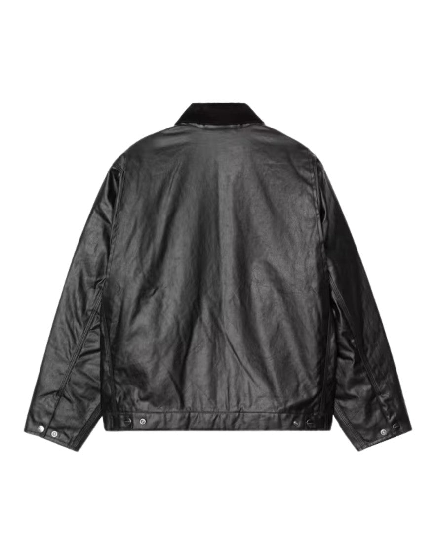 Carhartt Wip Black Og Dean Heavyweight Canvas Quilted Jacket