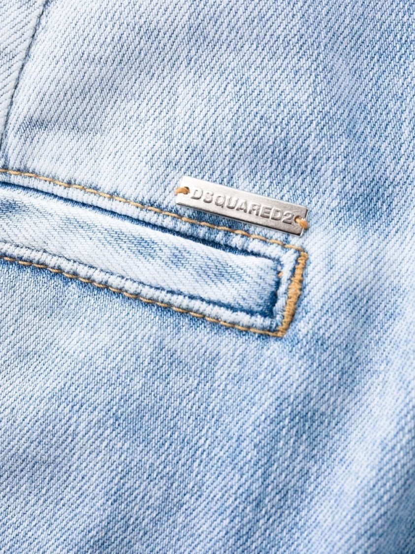 Dsquared2 High-Waisted Boxy Jeans