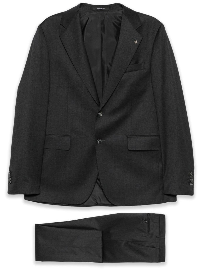 Tagliatore Tailored Wool Suit With Concealed Fastening