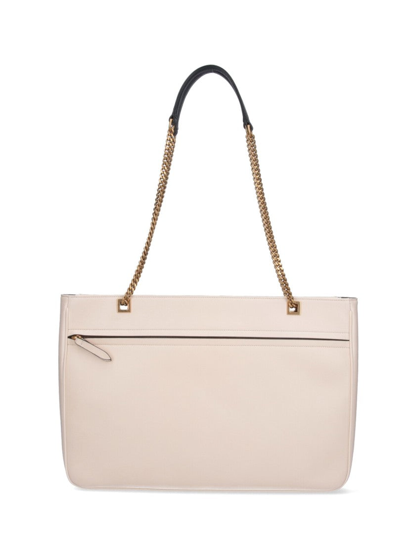 Valentino Garavani "Viva Superstar" Medium Tote Bag – Ivory
