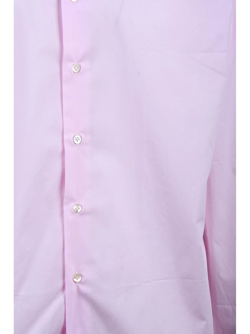 Borriello Pink Cotton Elastane Shirt