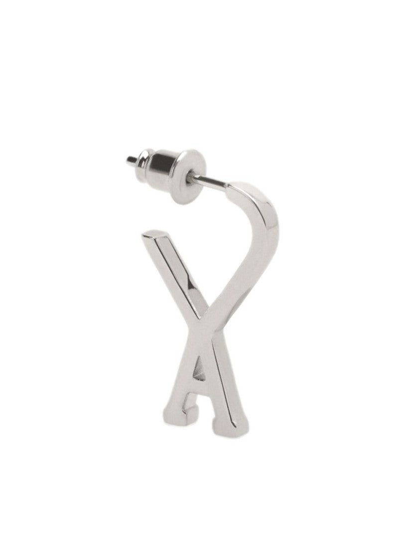 Ami Silver-Tone Brass Small Hoop Earrings