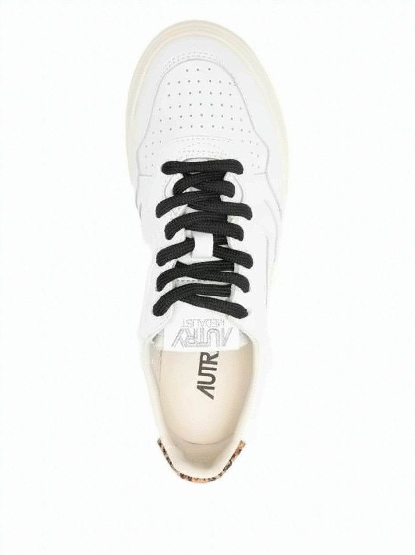 Autry Perforated Leather Low-Top Sneakers