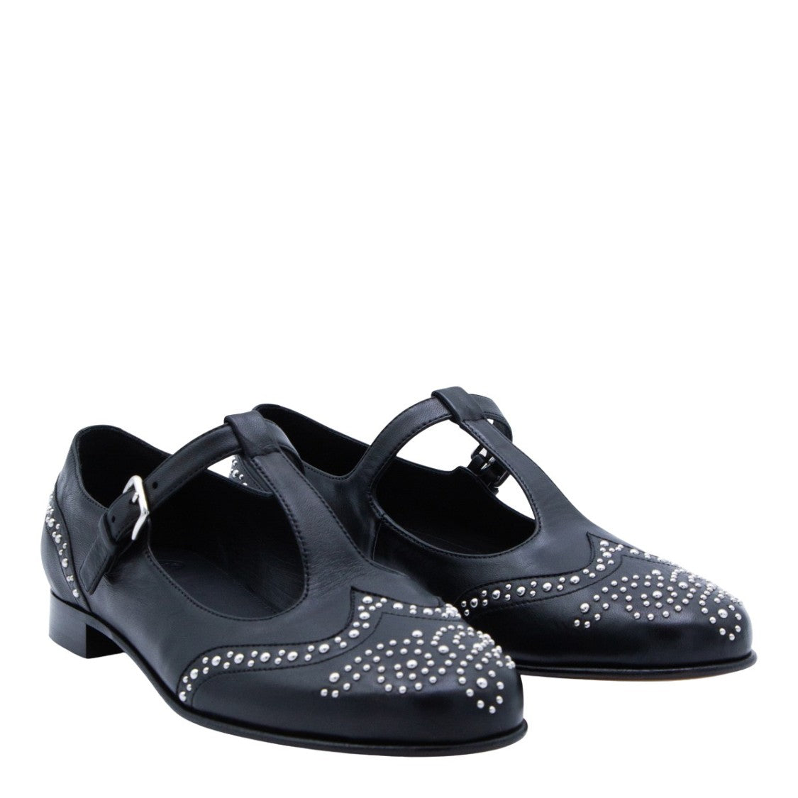 Church's Minimalist Black Sandals With Elegant Straps