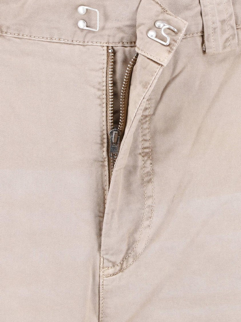 Mfpen Beige Commission Cotton Straight Trousers
