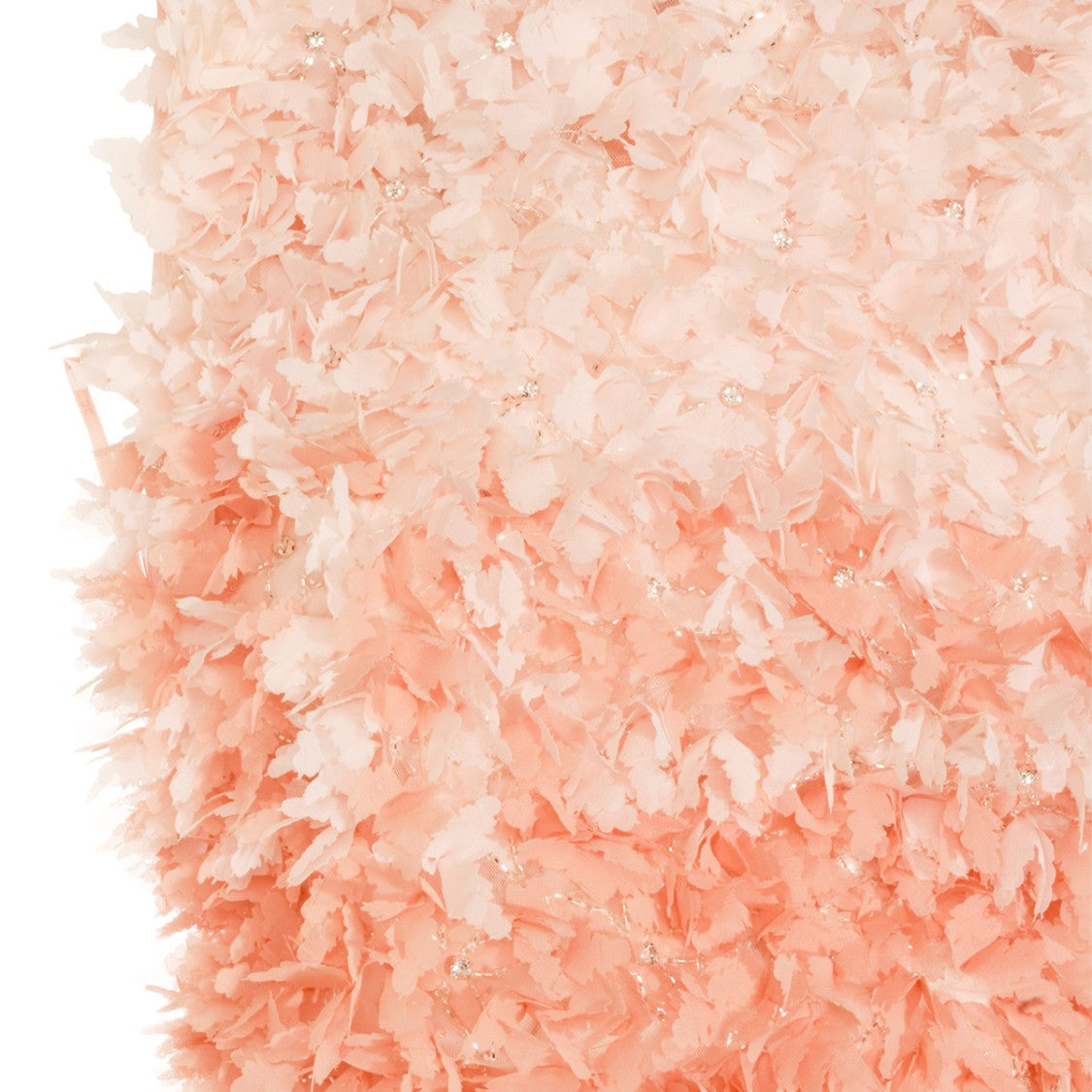 Elisabetta Franchi Long Pink Nude And Butter Dress With Paillettes Detail