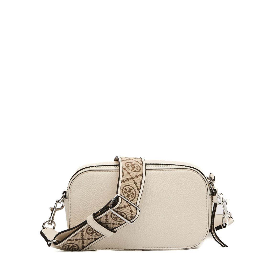 Tory Burch Mini Crossbody With Double Zipper Closure
