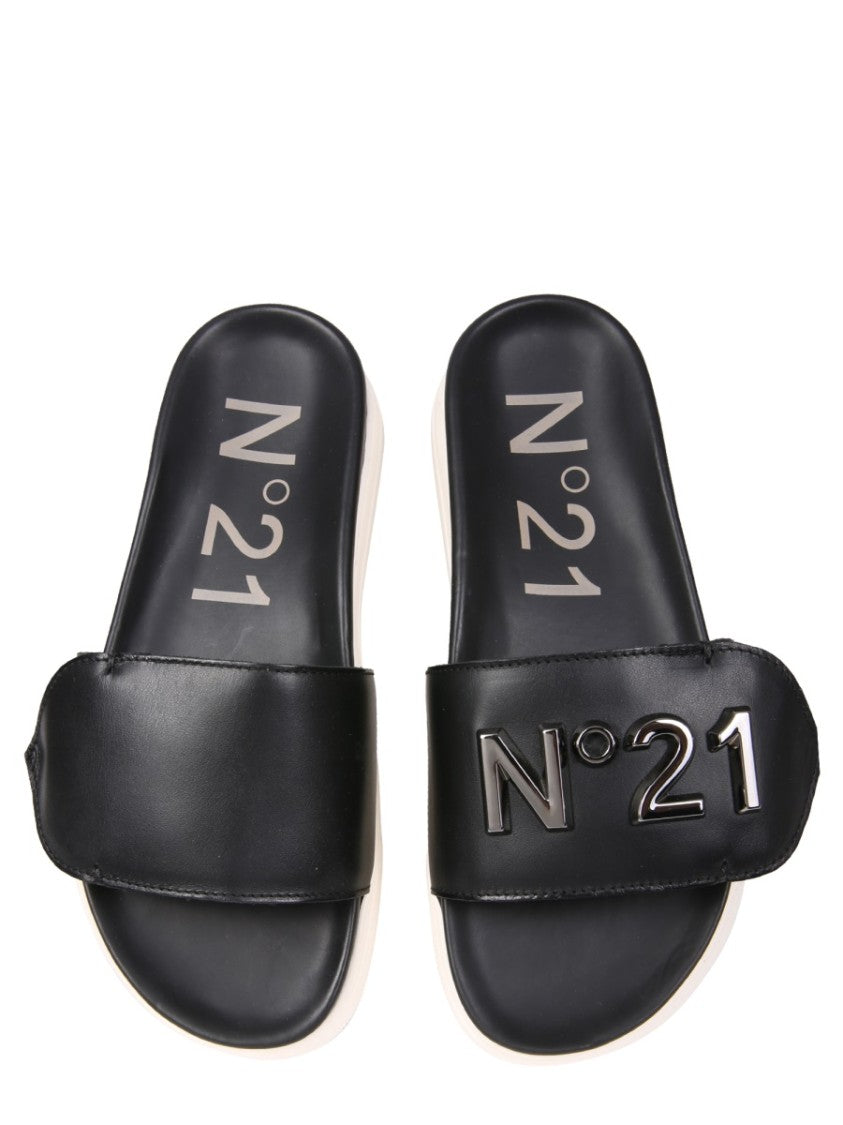 N°21 Contoured Slide Sandals