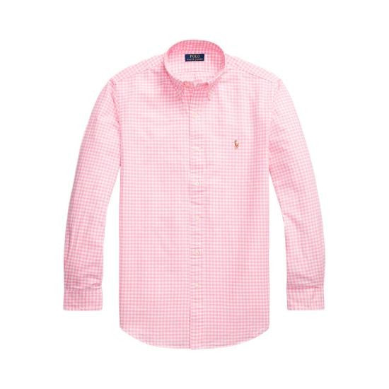 Polo Ralph Lauren Gingham Check Pattern Long-Sleeve Shirt With Structured Collar