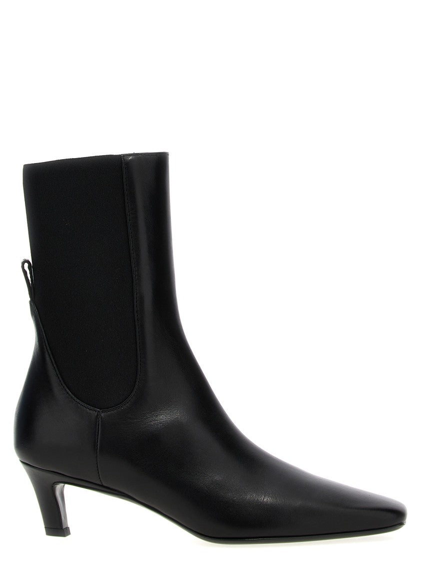 Totême Leather Ankle Boots