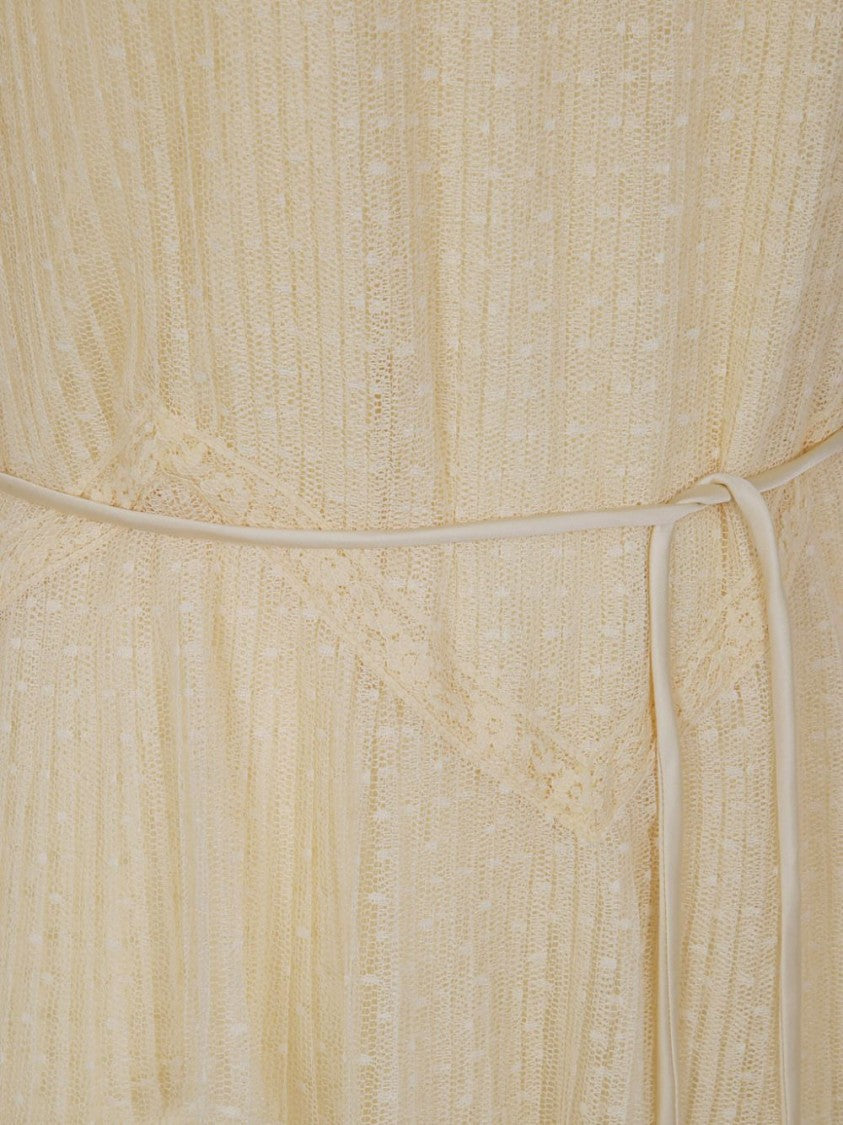 Twin-Set Layered Maxi Dress With Flowing Silhouette