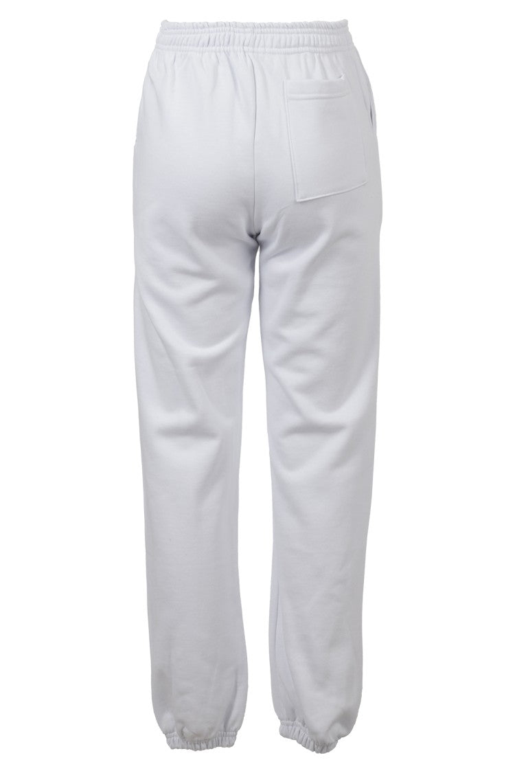 Livin Cool Relaxed White Cotton Sweatpants