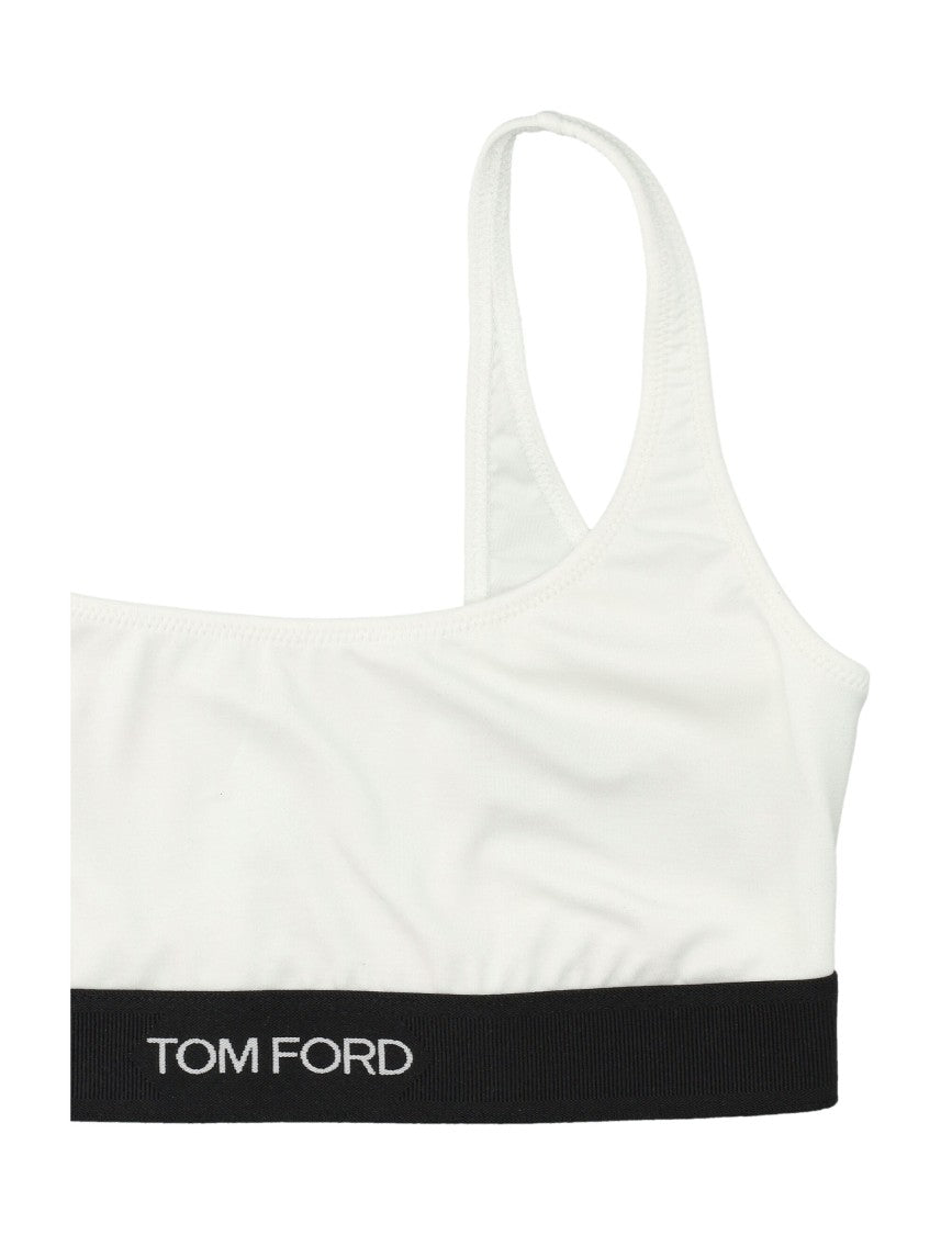 Tom Ford Modal Elasticized Logo Bralette