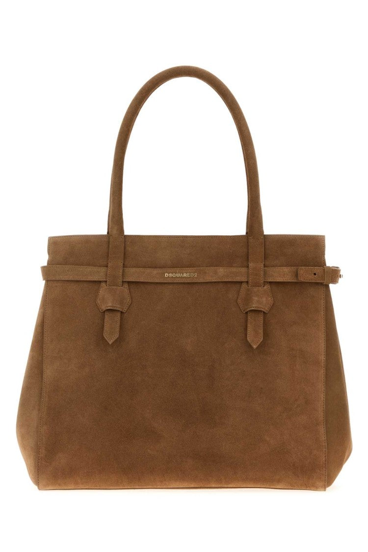 Dsquared2 Biscuit Suede Twin Handbag