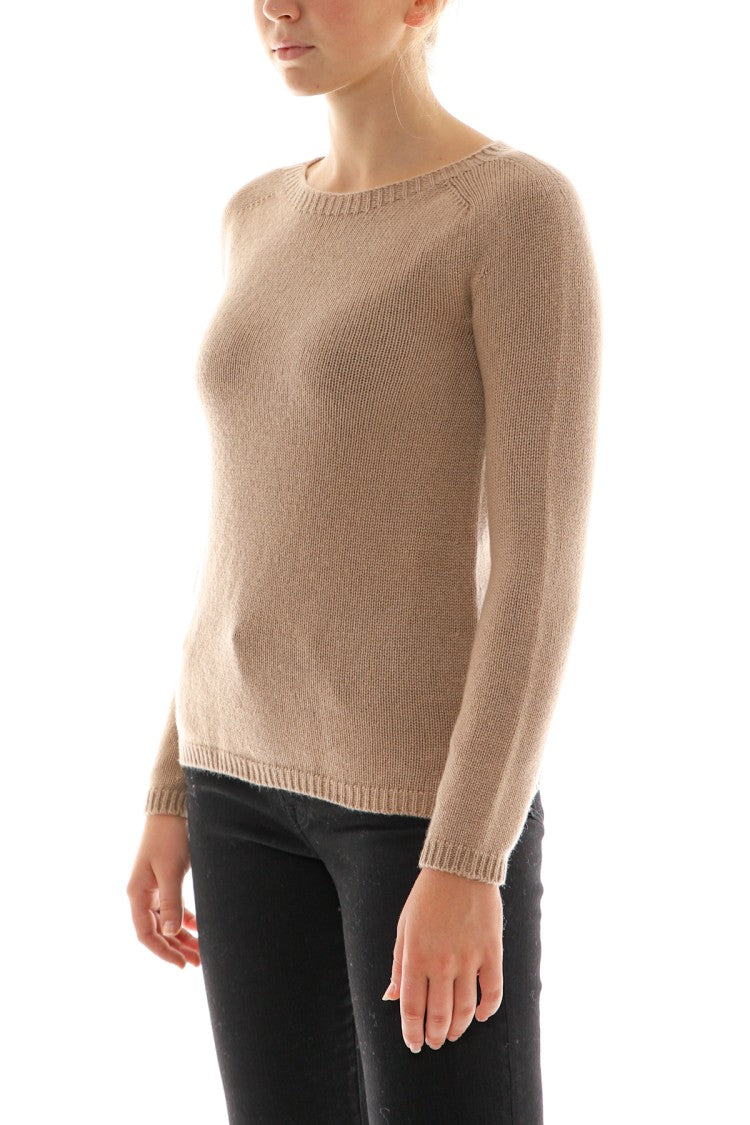 Max Mara Giorgio Sweater In Camel Cashmere