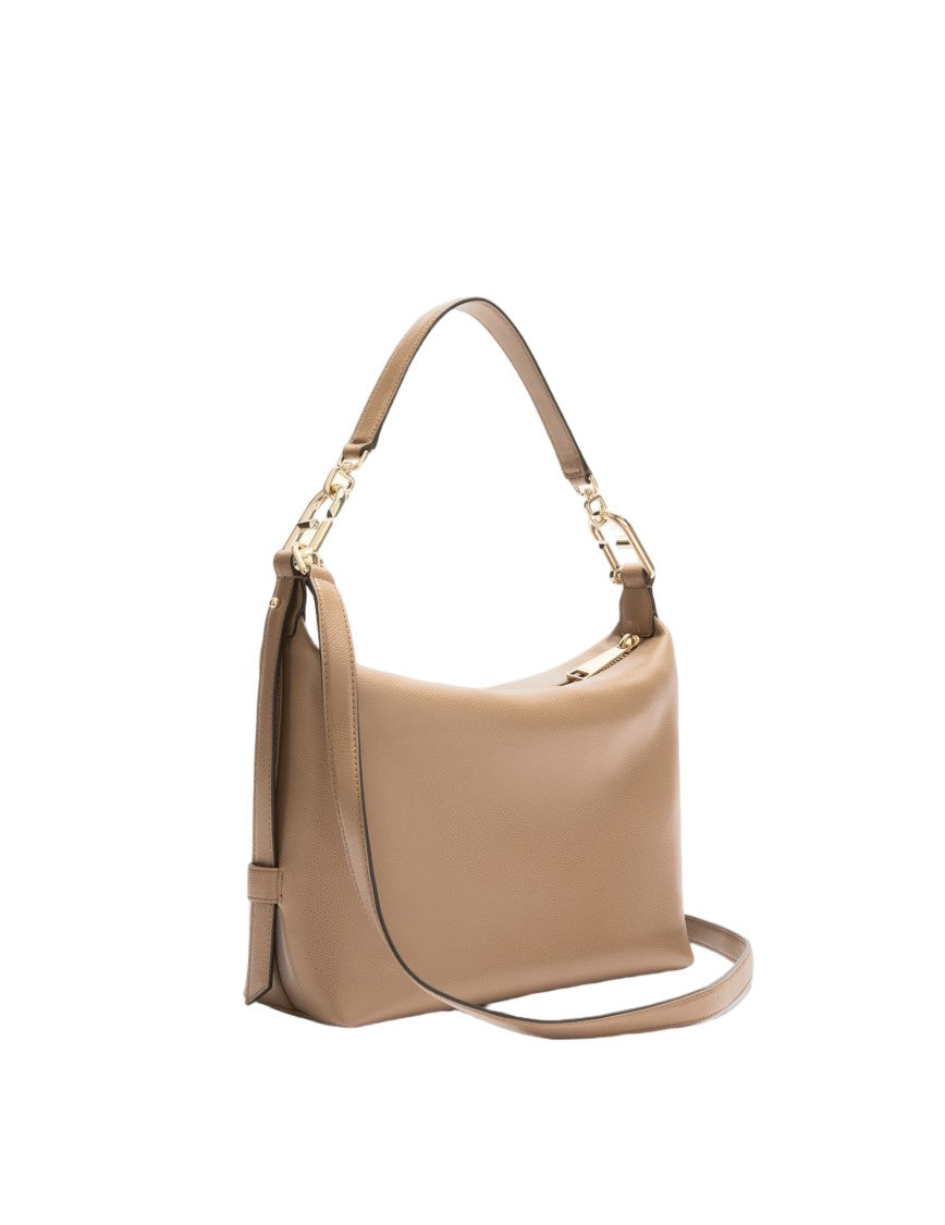 Furla Tonie M Leather Hobo Shoulder Bag, Toffe Color