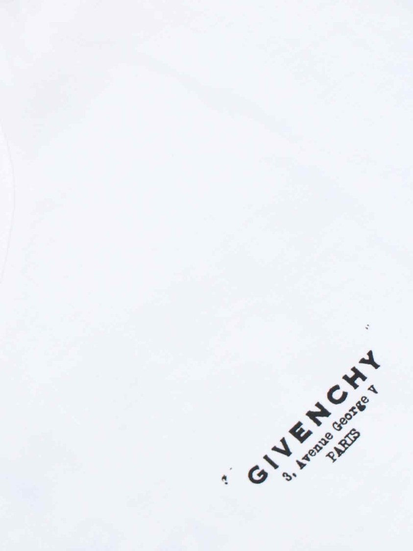 Givenchy Logo Crop T-Shirt – White