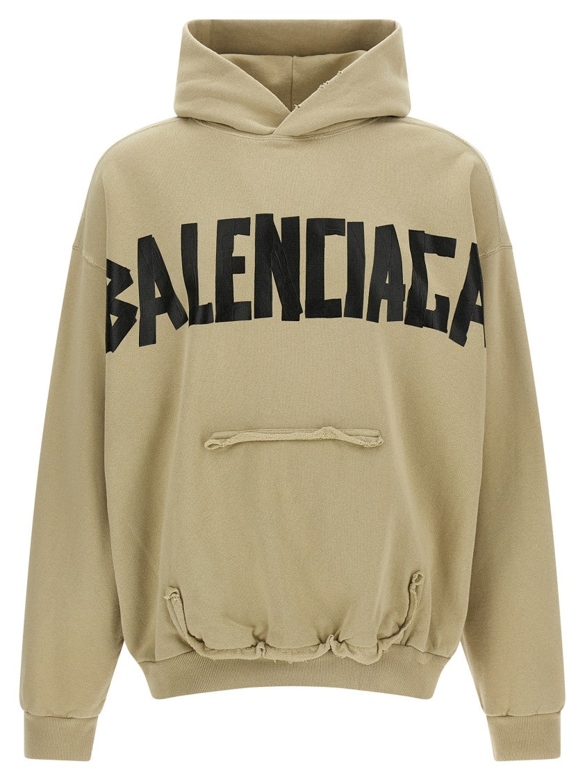 Balenciaga 'Ripped Pocket Tape Type' Hoodie