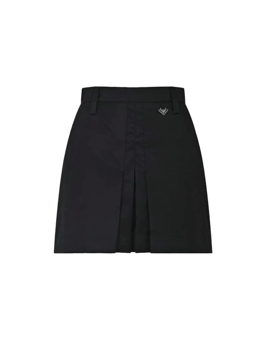 Prada Structured Black Midi Skirt