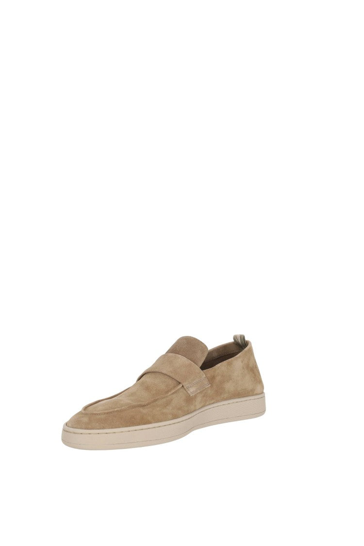 Officine Creative Herbie 001 Unlined Suede Latex-Sole Slip-Ons