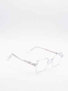 Moli@Limo Modern Rectangular Optical Frames In Nude & Neutrals