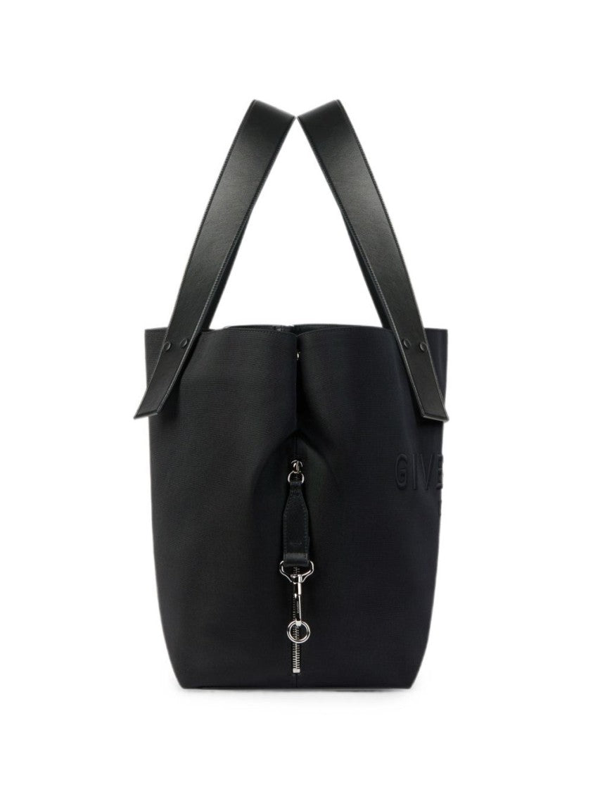 Givenchy Black Rectangular Embossed Handbag