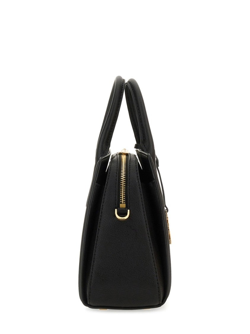 Michael Michael Kors Structured Small Handbag With Detachable Strap And Metallic Charm