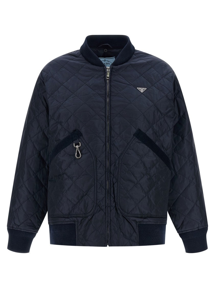 Prada Quilted Hooded Jacket
