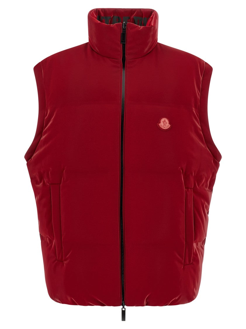 Moncler Genius Reversible Padded Down Jacket With High Neck And Bold Prints