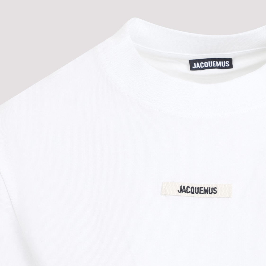 Jacquemus Regular Fit Cotton Blend T-Shirt