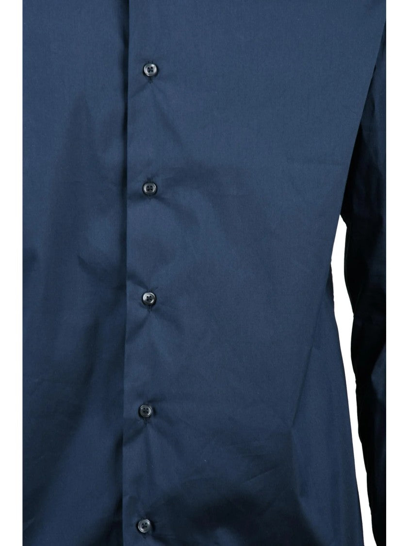 Grigio Blue Tailored Stretch Shirt