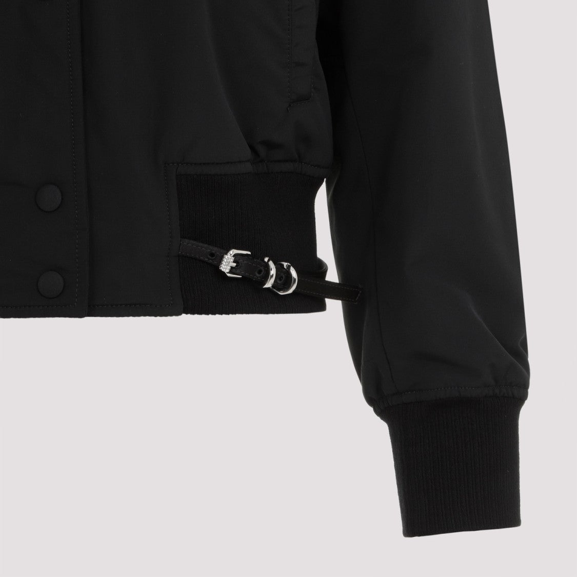 Givenchy Black Long Sleeve With Attached Belt Blouson