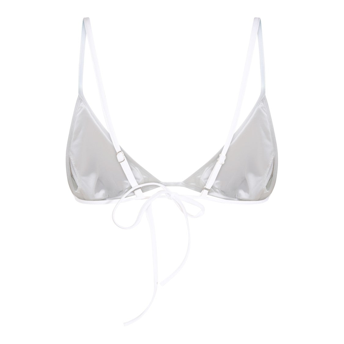 Emilio Pucci Triangle Bikini Top With Wavy Pattern And Adjustable Straps