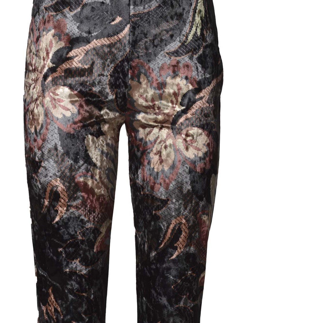 Etro Flare Pants In Multicolored Printed Chenille