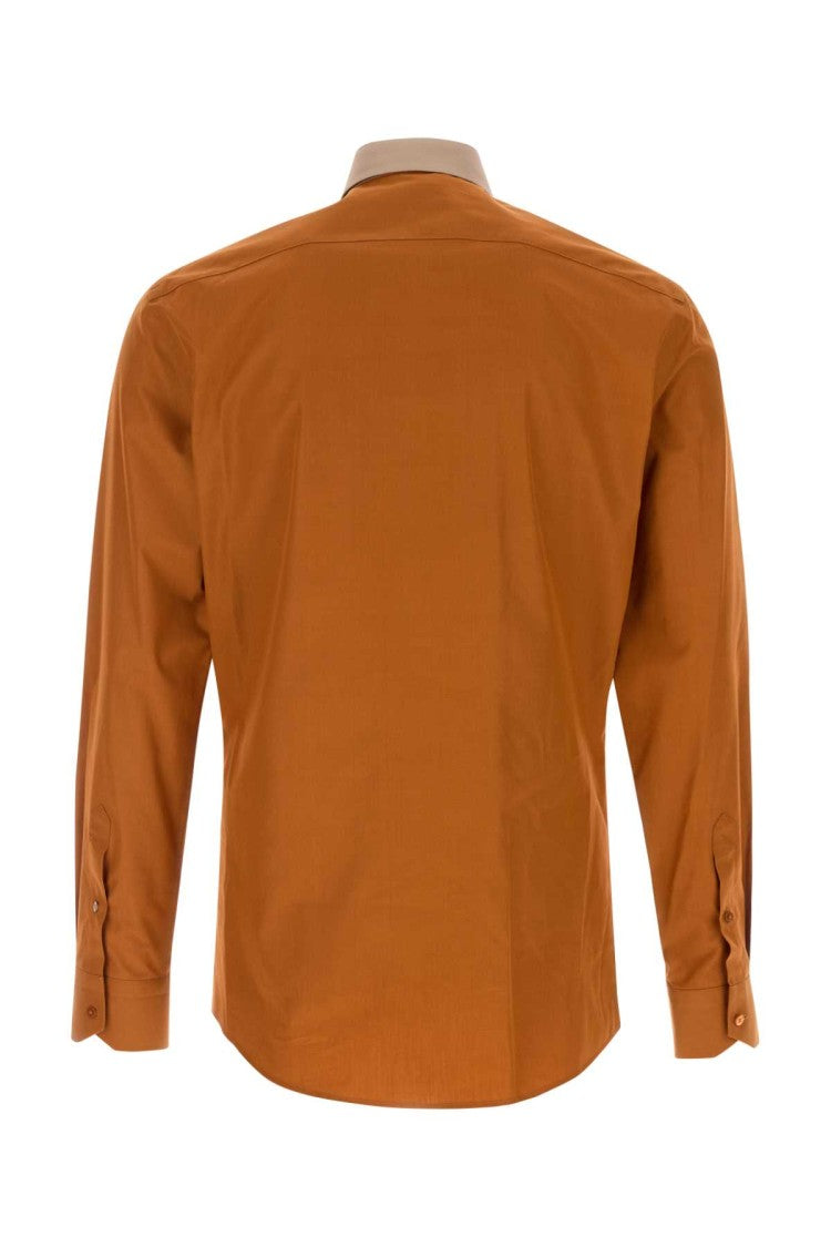 Fendi Orange Poplin Shirt