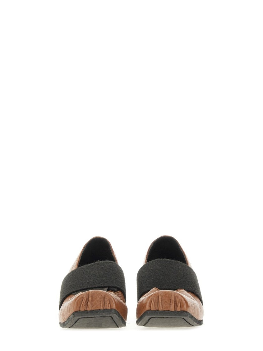 Uma Wang Brown Leather Pumps