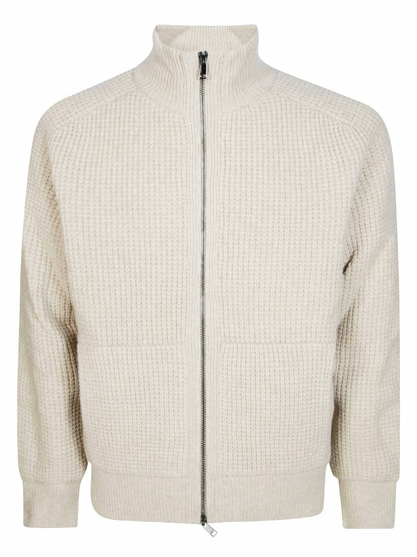 Altea Textured Full-Zip Sweater