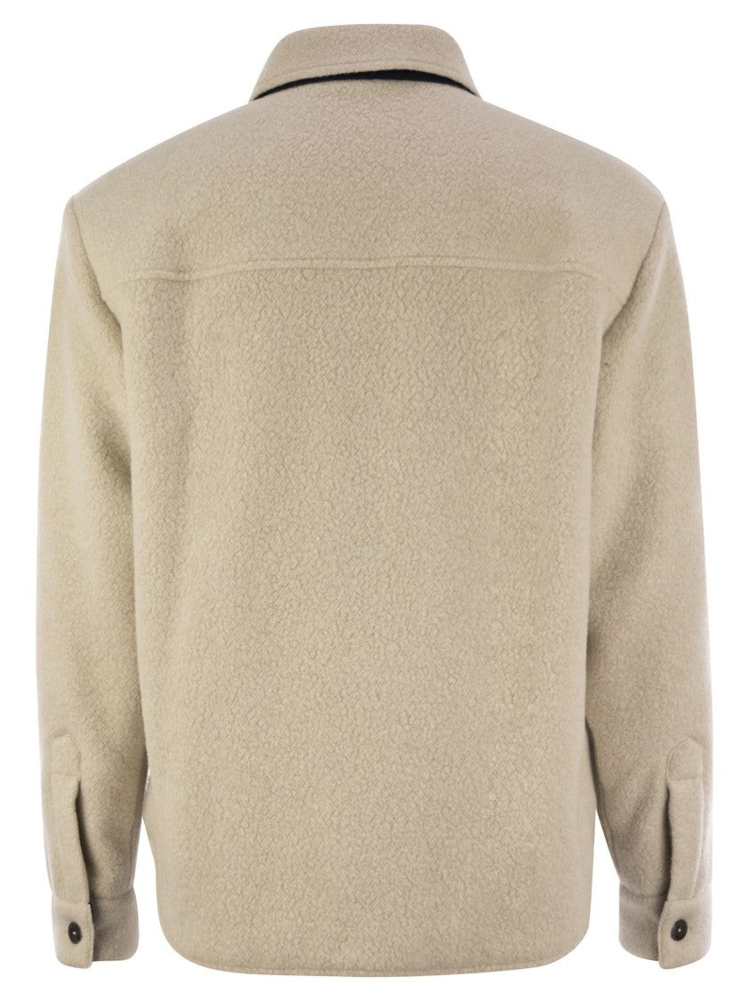 Fay Wool Over Shirt - Fay Archive