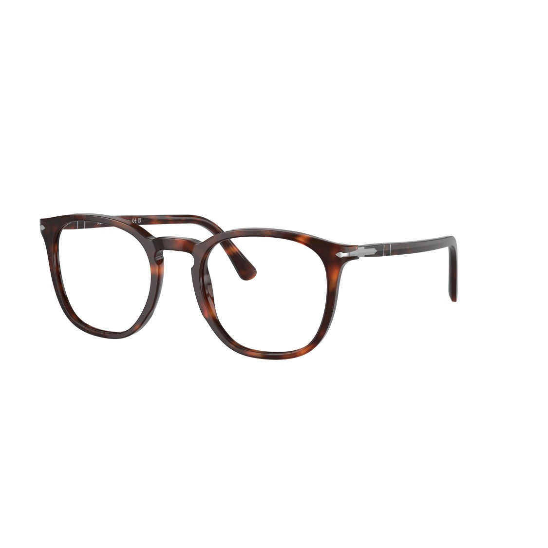 Persol 0Po3318v Tortoiseshell Acetate Eyeglasses With Keyhole Bridge