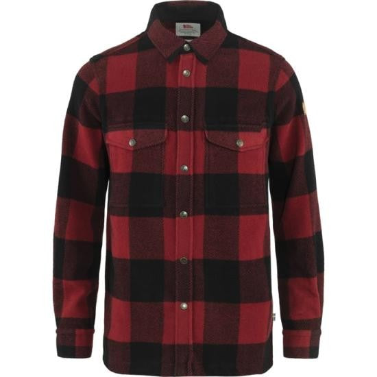 Fjallraven Kanken Long-Sleeved Check Pattern Shirt With Button-Up Front