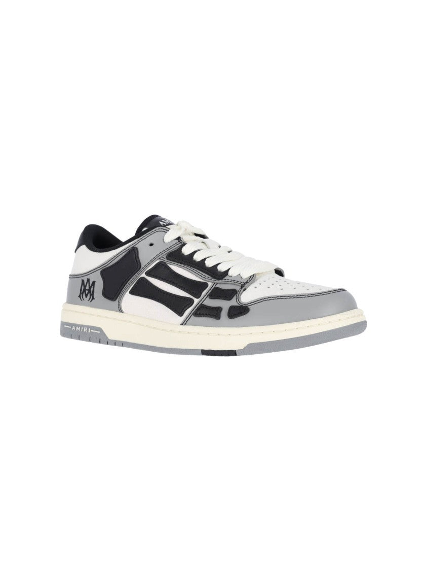 Amiri "Skel" Low-Top Sneakers In Multicolor Leather