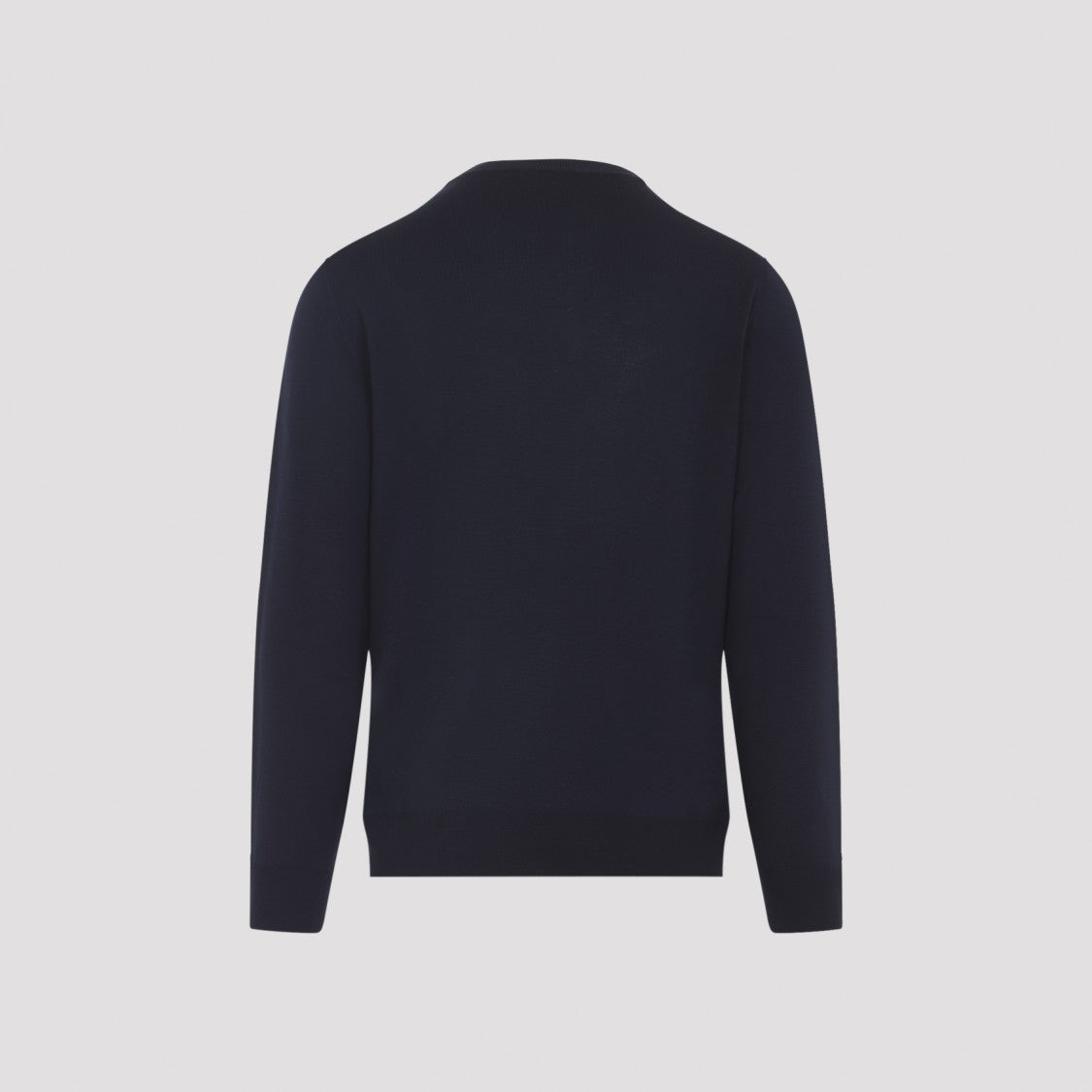 Canali Crew Neck Sweater In Virgin Wool