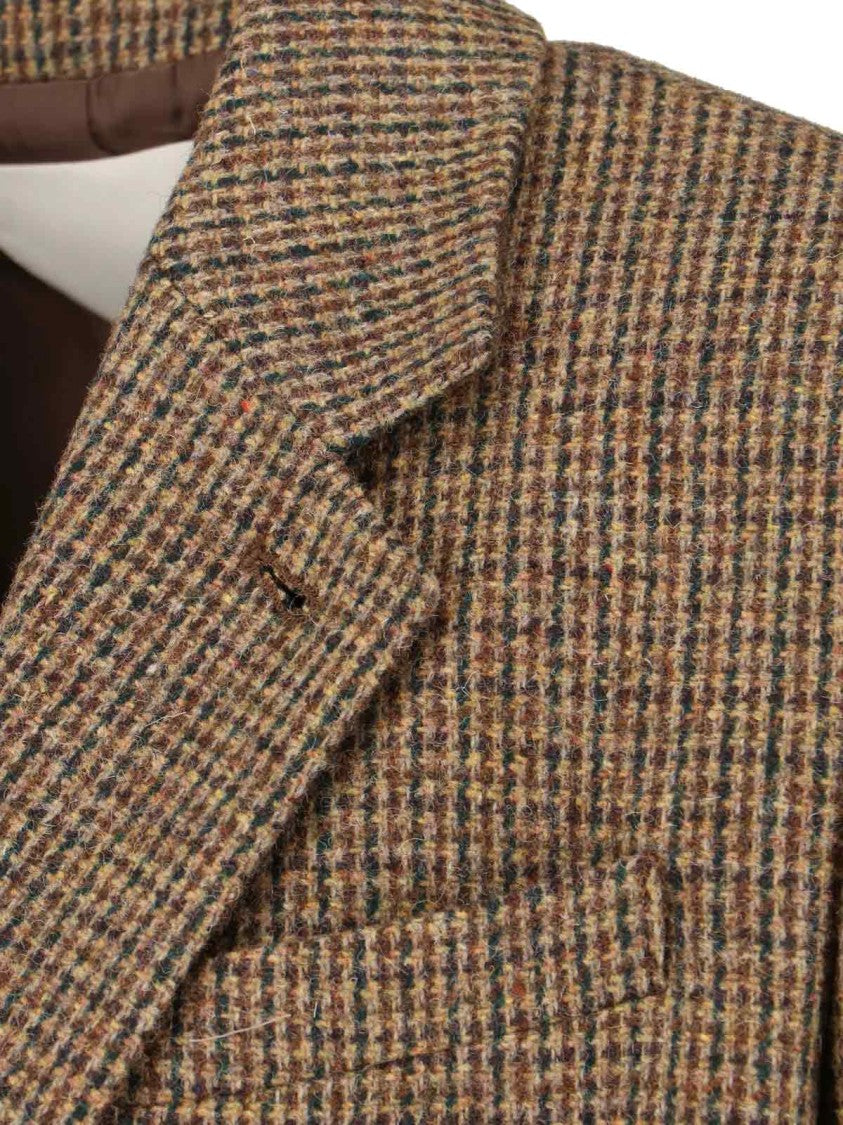 Dunst Single-Breasted Wool Blend Blazer – Brown
