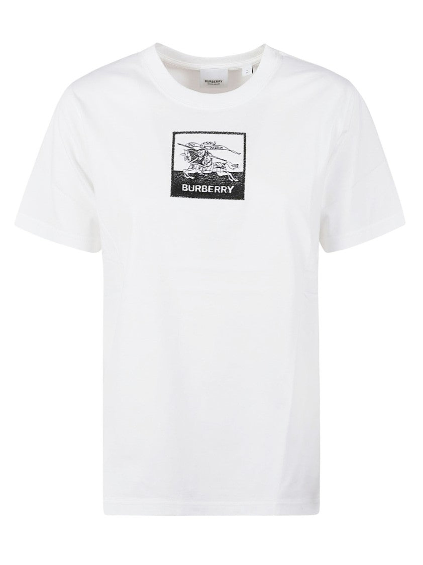 Burberry Graphic Print White T-Shirt