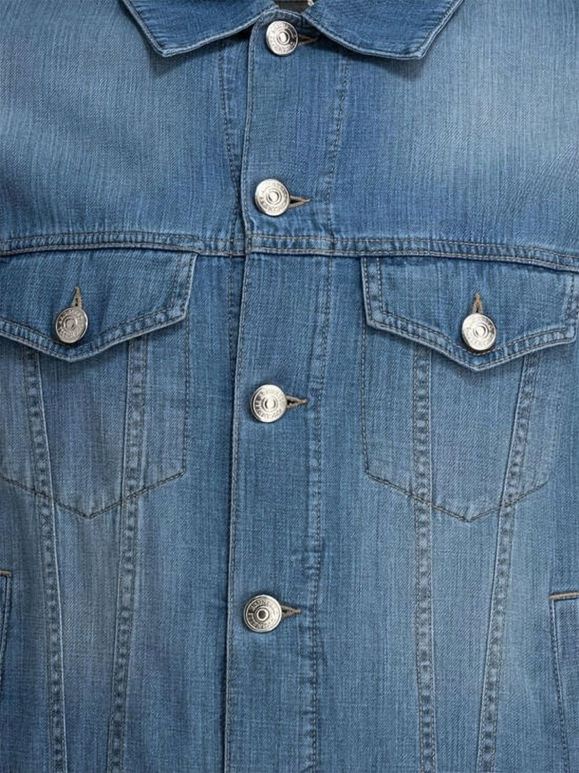 Brunello Cucinelli Structured Denim Jacket With Classic Button-Up Design