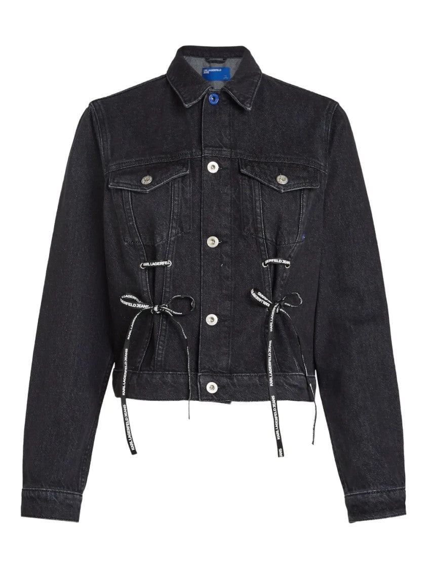 Karl Lagerfeld Tailored Structured Fit Refined Detailing Jacket