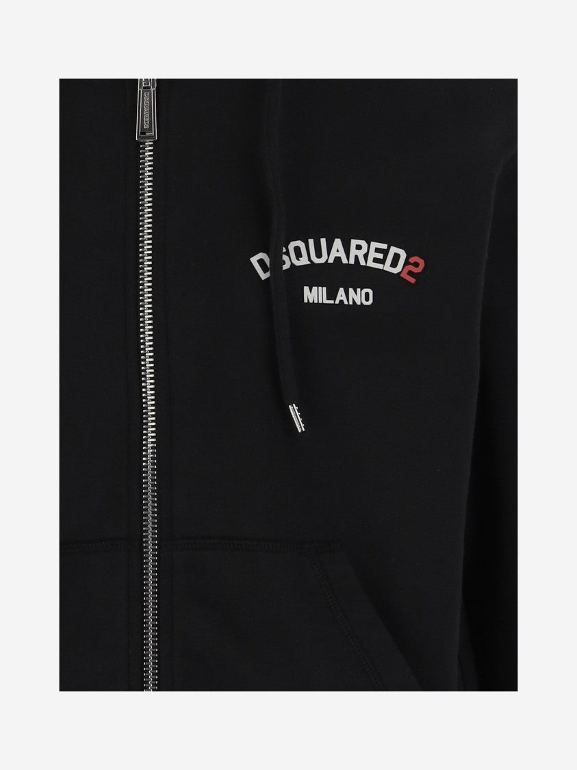 Dsquared2 Cotton Hoodie With Logo